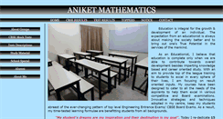 Desktop Screenshot of aniketmathematics.com